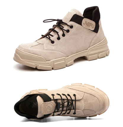 Work Sneakers Men Safety Shoes Steel Toe Cap Anticollision Fashion Outdoor Plus Size