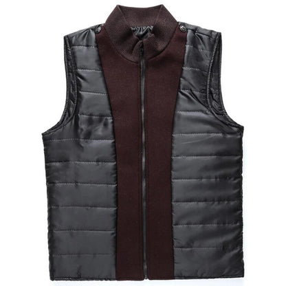 Woolen Coat Men Winter Windbreaker Long Thick Wool Jackets abrigo hombre Man Stand Collar Single Breasted With Vest Woolen Coats