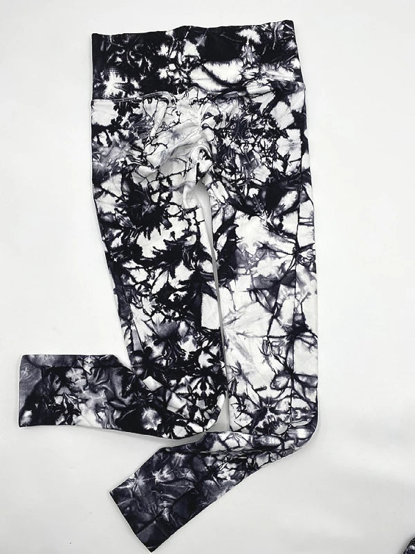 Conjunto de 2 piezas de yoga y gimnasio para mujer, con sujetador deportivo y camiseta de manga larga, leggings con cintura alta, chándal deportivo de moda para niñas.