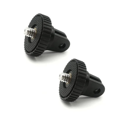Adaptador de trípode para GoPro 13 12 11 10 9 8 7 6 5 4 3 2 1/4-20 Adaptador de tornillo para Go Pro Hero YI 4K SJ4000 EKEN H9R DBPOWER