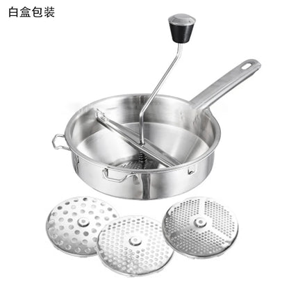 Machacador de papas YOMDID de acero inoxidable, herramienta para prensar puré de verduras y frutas, molinillo de calabaza, accesorios de cocina para triturar alimentos