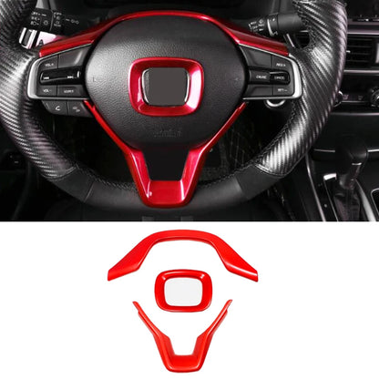 Embellecedor de marco para salida de aire interior de Honda Accord 10.º (2018-2020), color rojo, ABS, para palanca de cambios, reposabrazos.