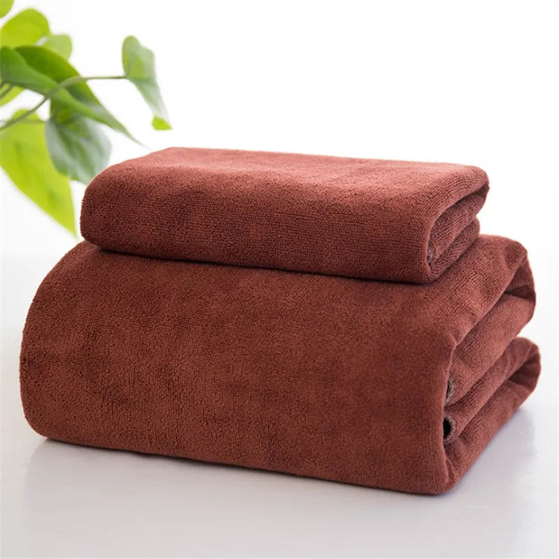 Toalla de baño absorbente para salón de belleza, toalla de playa de microfibra de 70 x 140 cm/80 x 180 cm, toalla de lavado de coche más gruesa, toalla de gimnasio de secado rápido