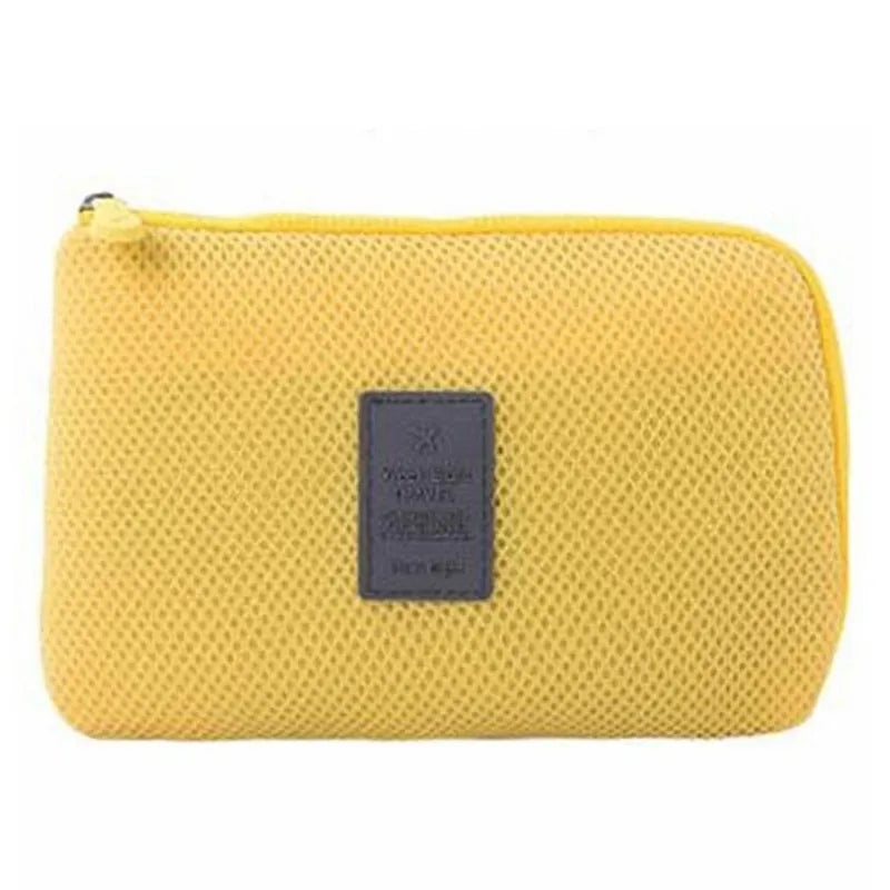 Bolsa de viaje para accesorios de cable, organizador electrónico USB digital portátil, estuche para dispositivos, cargador de teléfono móvil de viaje