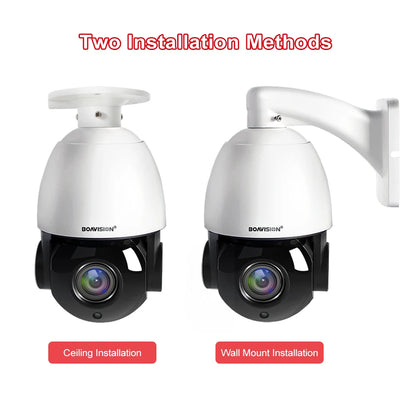 Cámara IP domo de alta velocidad para exteriores, zoom 30x, PoE, PTZ, 4K, 8MP, 5MP, audio H.265, visión nocturna, 80 m, compatible con protocolo Hikvision.