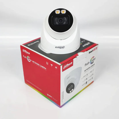 Cámara de red tipo ojo de buey Dahua IPC-HDW2439T-AS-LED-S2 DH 4MP PoE Lite a color, focal fija, original con IP