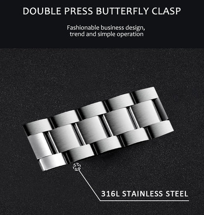 LIGE - Reloj de buceo de lujo para hombre, marca superior, resistente al agua hasta 3 ATM, con fecha, deportivo, de cuarzo, Masculino