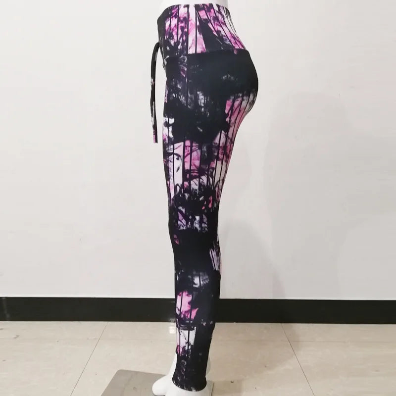 Women Seamless Printing Yoga Pants Super Stretchy Gym Tights High Waist Running Pants Leggings Sport Women Fitness