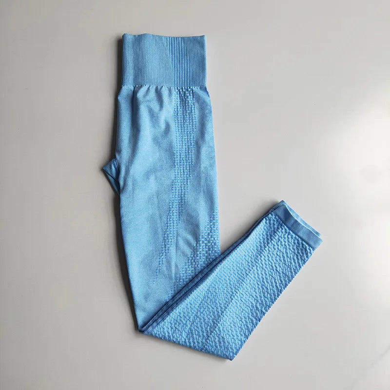 Leggings de yoga para mujer LANTECH, pantalones deportivos para correr, ropa deportiva elástica, leggings de compresión para gimnasio, cintura alta, sin costuras.