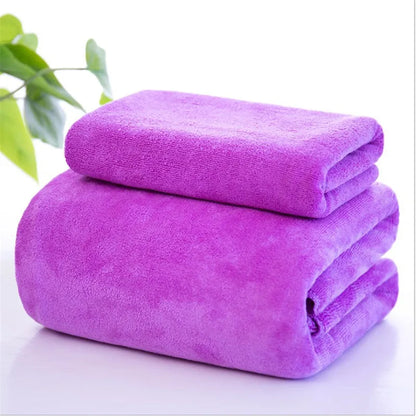 Toalla de baño absorbente para salón de belleza, toalla de playa de microfibra de 70 x 140 cm/80 x 180 cm, toalla de lavado de coche más gruesa, toalla de gimnasio de secado rápido