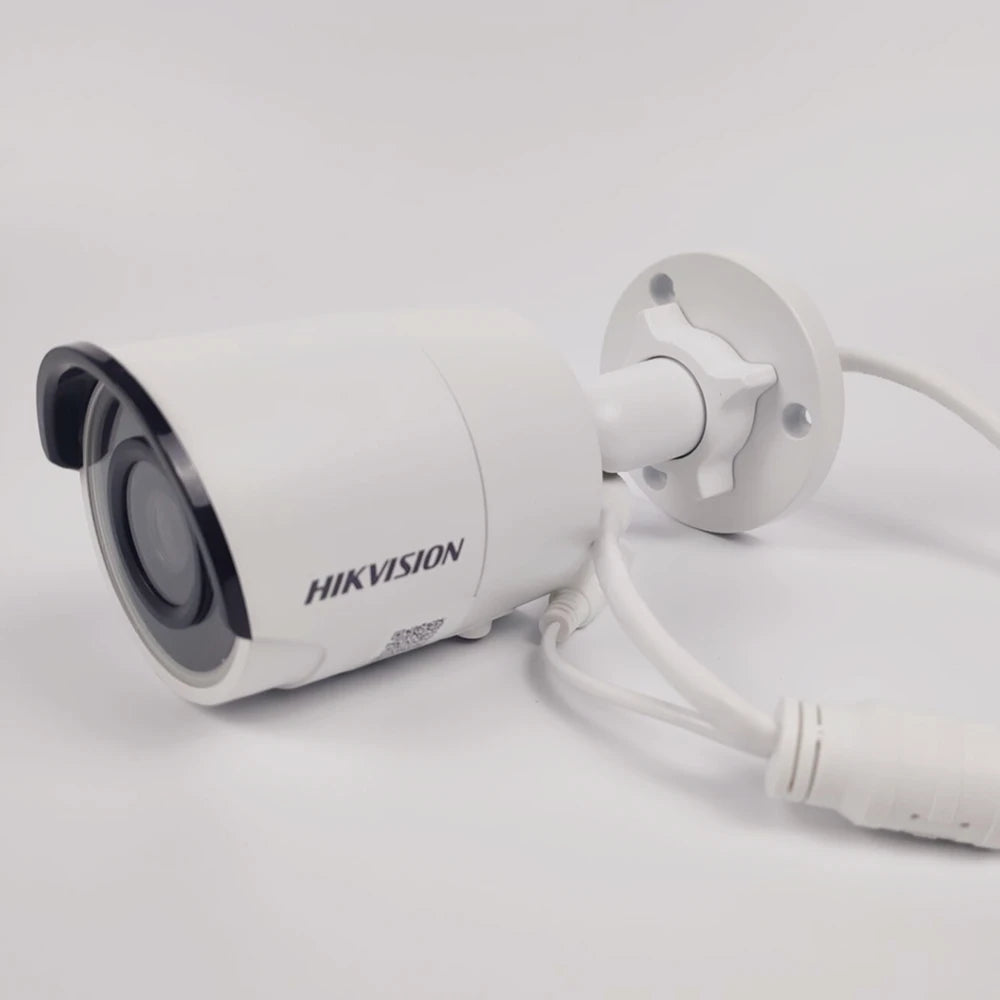 Cámara de red tipo bala fija mini Hikvision DS-2CD2063G2-I de 6 MP, IP67, PoE, IR, CCTV para exteriores, WDR (original en inglés).