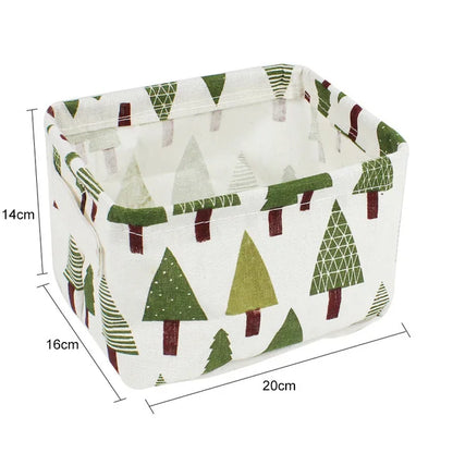 Organizador de almacenamiento de ropa interior, papelería de oficina, lino, caja de almacenamiento de escritorio, cesta de almacenamiento impermeable para juguetes y artículos diversos, cosméticos