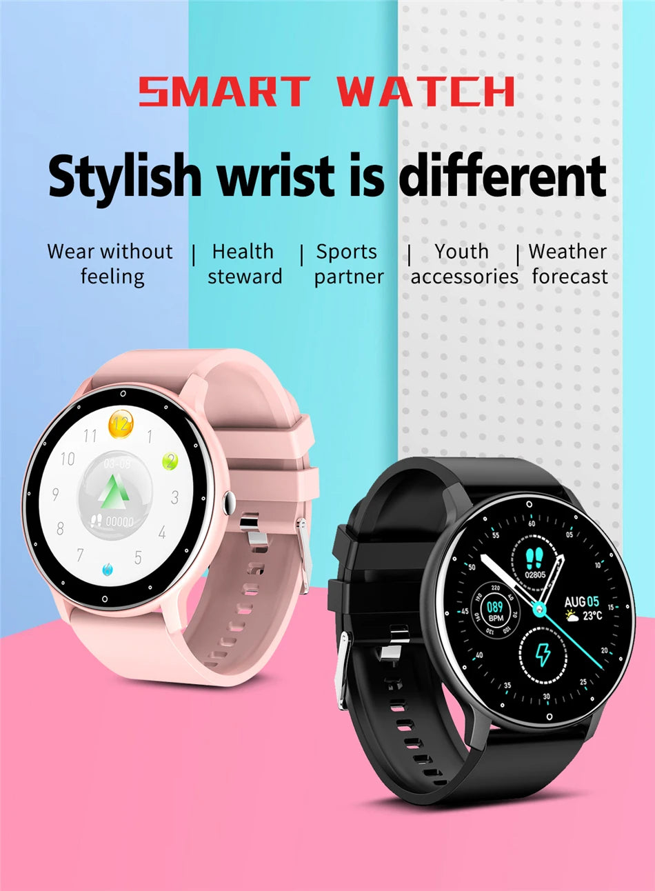 LIGE 2025 - Reloj inteligente para mujer, con conexión a todos los smartphones, pronóstico del tiempo en tiempo real, actividad deportiva, para hombre