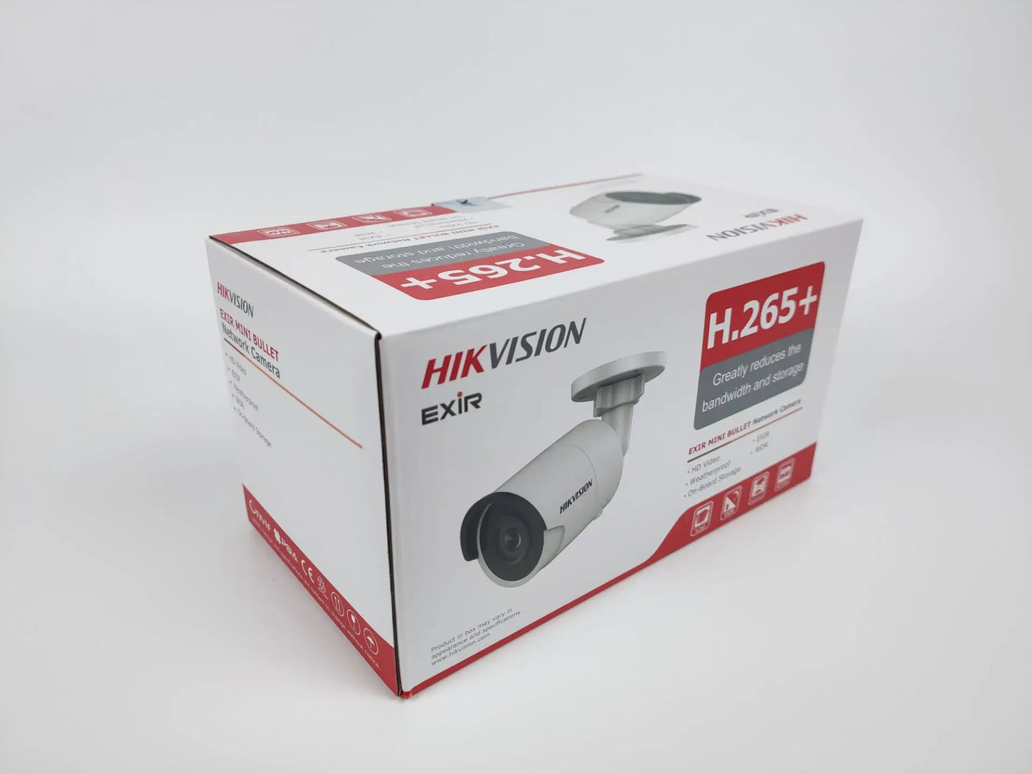 Cámara de red tipo bala fija mini Hikvision DS-2CD2063G2-I de 6 MP, IP67, PoE, IR, CCTV para exteriores, WDR (original en inglés).