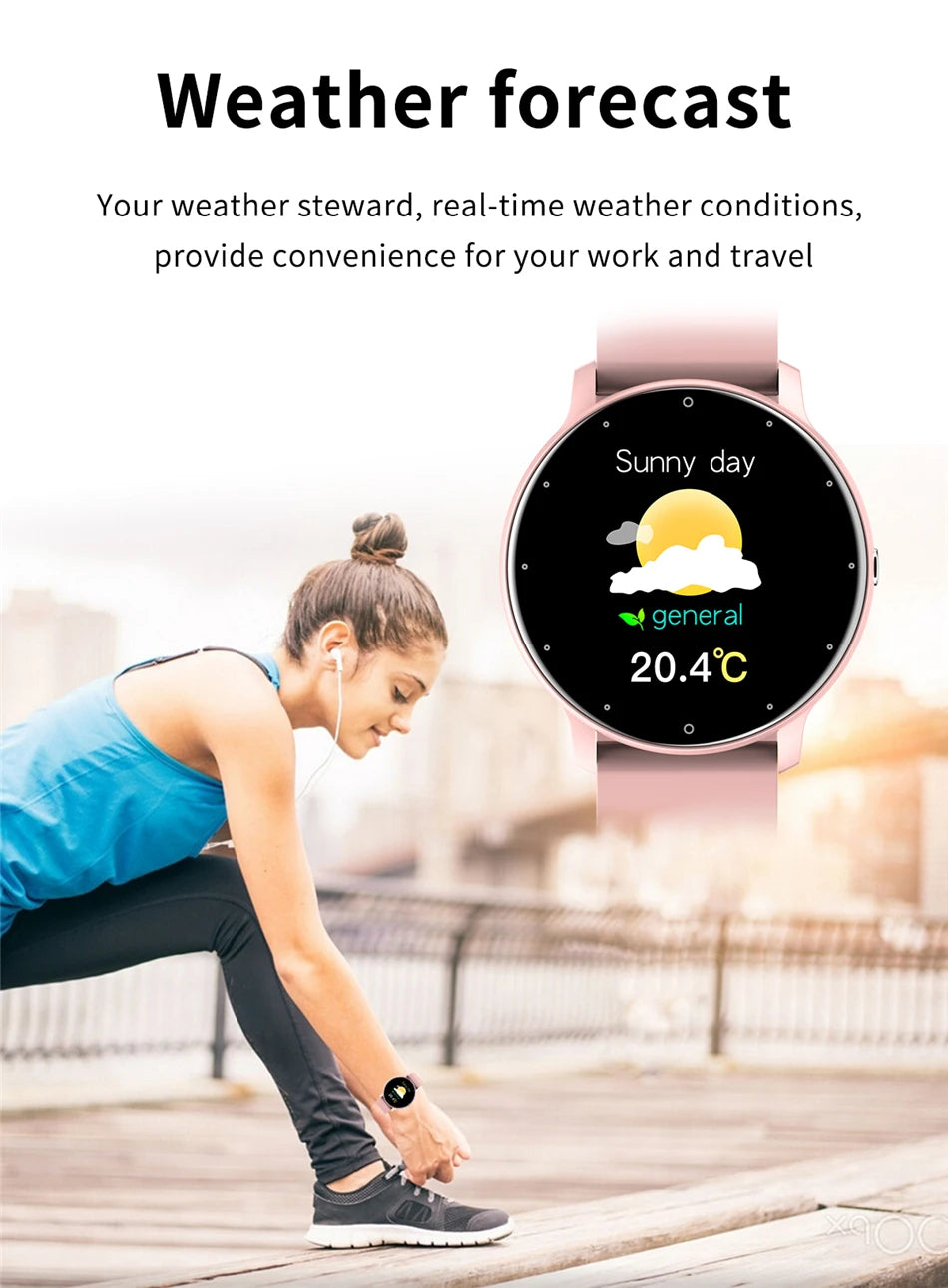 LIGE 2025 - Reloj inteligente para mujer, con conexión a todos los smartphones, pronóstico del tiempo en tiempo real, actividad deportiva, para hombre