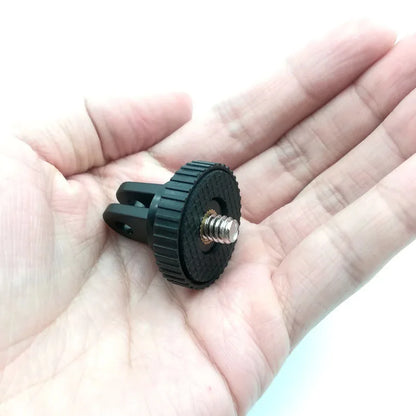 Adaptador de trípode para GoPro 13 12 11 10 9 8 7 6 5 4 3 2 1/4-20 Adaptador de tornillo para Go Pro Hero YI 4K SJ4000 EKEN H9R DBPOWER