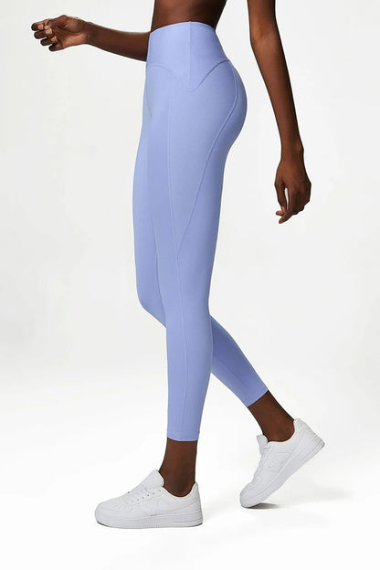 Pantalones de yoga para mujer, sensación de desnudez, alta elasticidad, nailon, cintura alta, leggings deportivos, realce, para correr, gimnasio, ropa deportiva femenina.