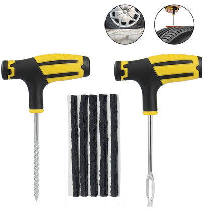 Herramienta de reparación de neumáticos de coche 2021, kit de reparación de neumáticos, juego de herramientas de clavos, reparación de neumáticos de coche, tapón de pinchazo, accesorios de garaje para coche