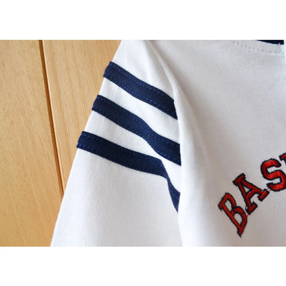 Ropa de bebé, mono para recién nacidos, ropa para niños pequeños, estilo deportivo de béisbol, ropa de algodón para bebés, ropa de primavera para niños pequeños.