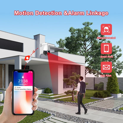 Cámara IP domo de alta velocidad para exteriores, zoom 30x, PoE, PTZ, 4K, 8MP, 5MP, audio H.265, visión nocturna, 80 m, compatible con protocolo Hikvision.