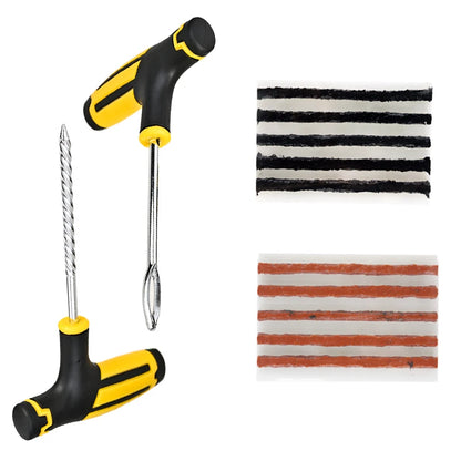 Herramienta de reparación de neumáticos de coche 2021, kit de reparación de neumáticos, juego de herramientas de clavos, reparación de neumáticos de coche, tapón de pinchazo, accesorios de garaje para coche