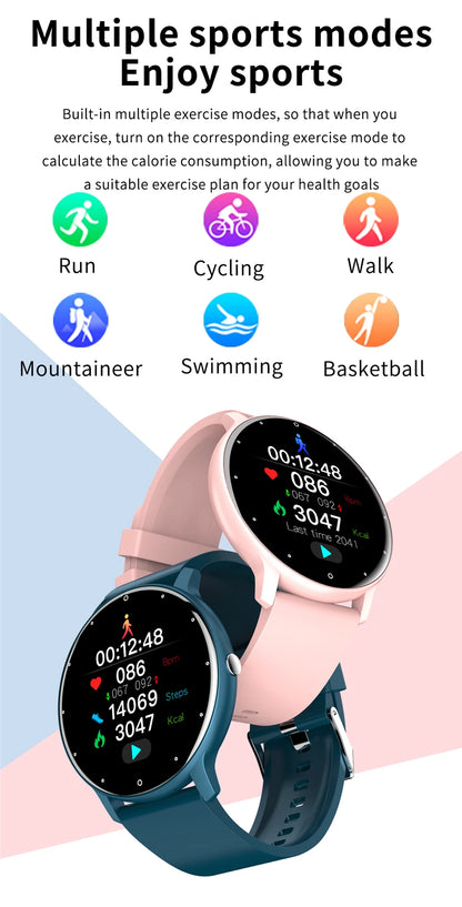 LIGE 2025 - Reloj inteligente para mujer, con conexión a todos los smartphones, pronóstico del tiempo en tiempo real, actividad deportiva, para hombre