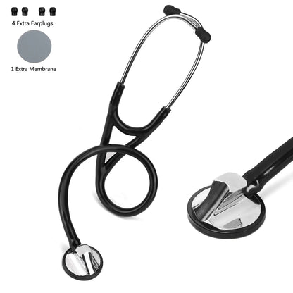 Estetoscopio profesional de cardiología cardiopulmonar, dispositivo médico para estudiantes, estetoscopio de un solo cabezal para médicos.