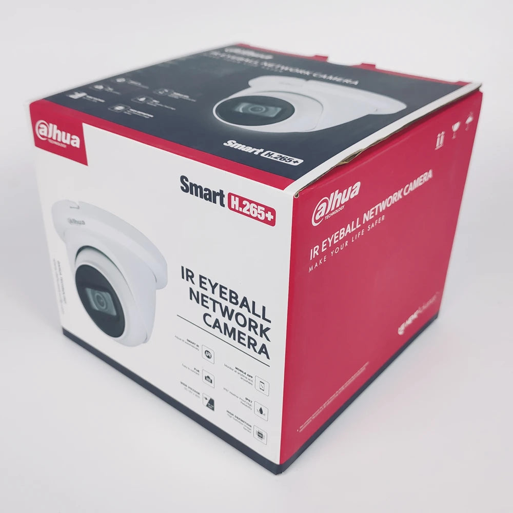 Cámara de red tipo ojo de buey Dahua IPC-HDW2439T-AS-LED-S2 DH 4MP PoE Lite a color, focal fija, original con IP