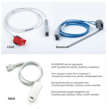 Oxímetro de pulso portátil médico de mano para adultos, recién nacidos, neonatos, niños y bebés, mini oxímetro de pulso OLED para la punta del dedo.