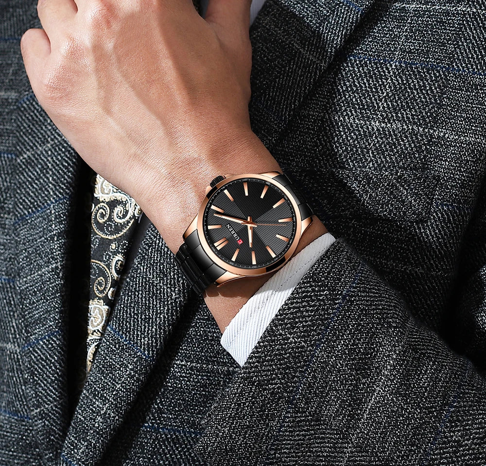 Reloj Masculino CURREN Relojes para hombre de primera marca de lujo Reloj de negocios de moda para hombre Reloj de pulsera de cuarzo impermeable informal para hombre