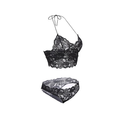Conjunto de lencería sexy para mujer, bralette, corsé sexy, ropa interior transparente de encaje calado, camisola, lencería, sujetador, ropa sexual, 2018