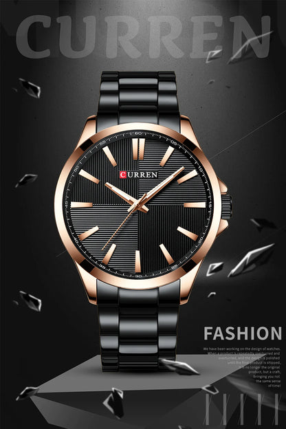 Reloj Masculino CURREN Relojes para hombre de primera marca de lujo Reloj de negocios de moda para hombre Reloj de pulsera de cuarzo impermeable informal para hombre