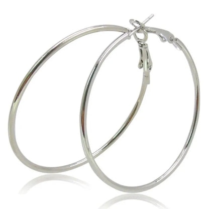 Nuevos pendientes de aro con forma de círculo hueco geométrico de moda, joyería de moda, pendientes de hipérbole para mujer, regalo para niñas