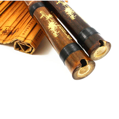 Flauta de bambú púrpura profesional Xiao Piccolo vertical chino Shakuhachi, instrumento musical tradicional clásico chino Dizi Xiao