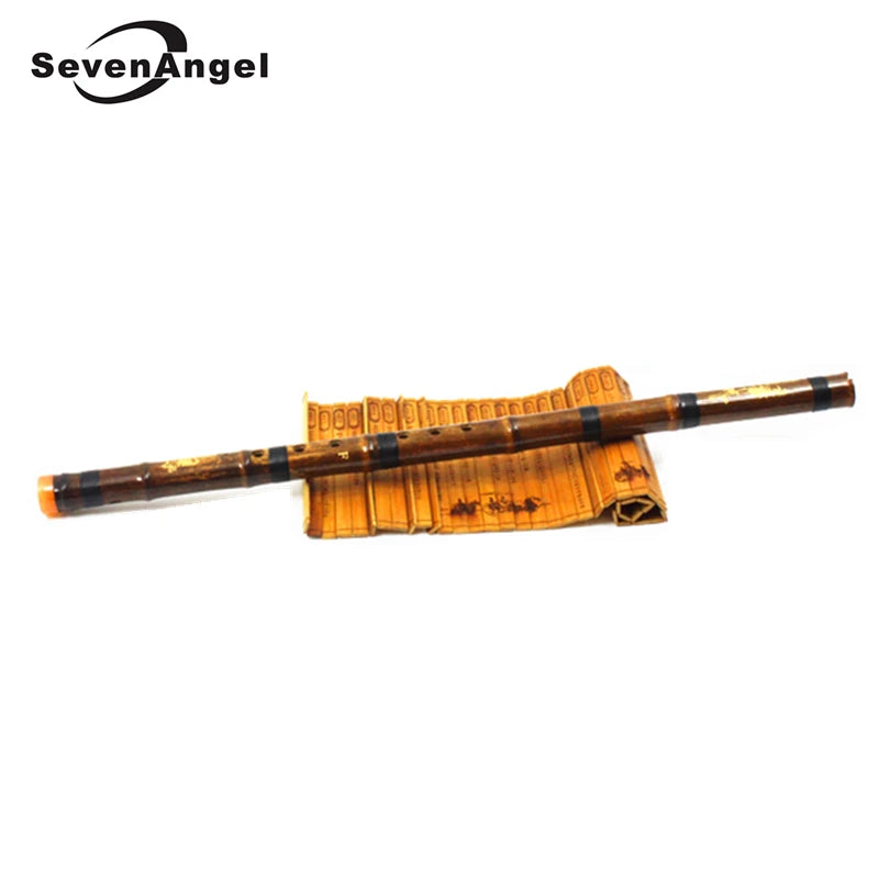 Flauta de bambú púrpura profesional Xiao Piccolo vertical chino Shakuhachi, instrumento musical tradicional clásico chino Dizi Xiao