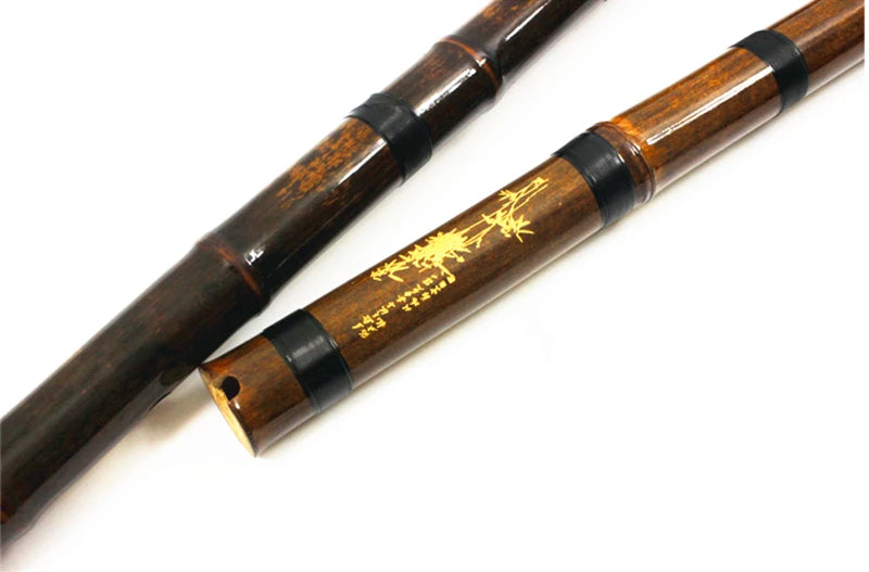 Flauta de bambú púrpura profesional Xiao Piccolo vertical chino Shakuhachi, instrumento musical tradicional clásico chino Dizi Xiao