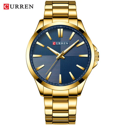 Reloj Masculino CURREN Relojes para hombre de primera marca de lujo Reloj de negocios de moda para hombre Reloj de pulsera de cuarzo impermeable informal para hombre