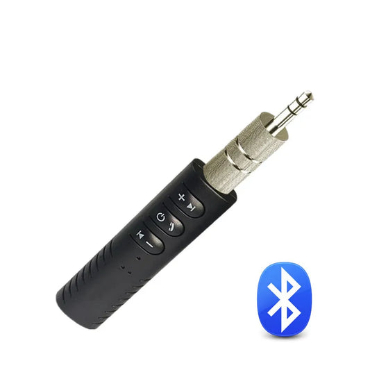 Receptor Bluetooth inalámbrico con conector de 3,5 mm, adaptador de audio y música con micrófono para auriculares y altavoces, envío gratuito.