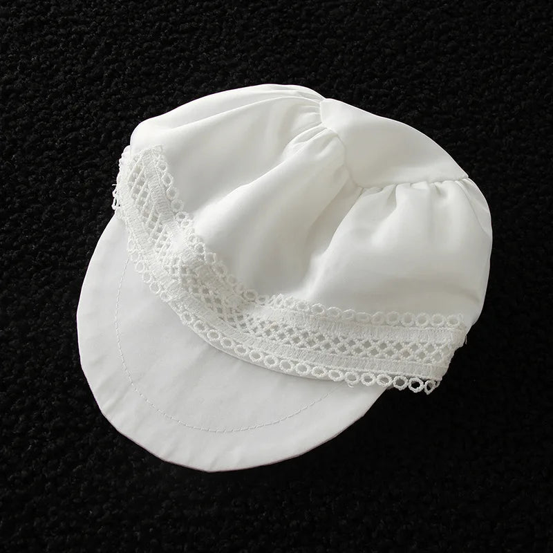 Ropa de bebé niño, conjunto de pelele blanco para bautismo con gorro y cuello vuelto, ropa para recién nacidos, primera Navidad, cumpleaños de niño de 3 a 24 meses