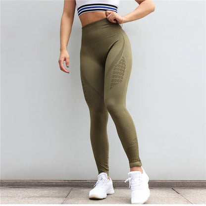 Pantalones de yoga LANTECH para mujer, deportivos, para correr, ropa deportiva, leggings elásticos para fitness, sin costuras, control de abdomen, mallas de compresión para gimnasio