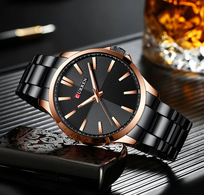 Reloj Masculino CURREN Relojes para hombre de primera marca de lujo Reloj de negocios de moda para hombre Reloj de pulsera de cuarzo impermeable informal para hombre
