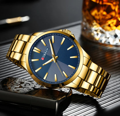 Reloj Masculino CURREN Relojes para hombre de primera marca de lujo Reloj de negocios de moda para hombre Reloj de pulsera de cuarzo impermeable informal para hombre