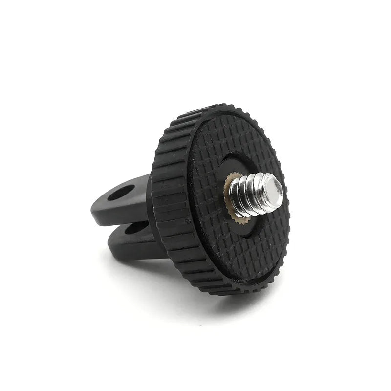 Adaptador de trípode para GoPro 13 12 11 10 9 8 7 6 5 4 3 2 1/4-20 Adaptador de tornillo para Go Pro Hero YI 4K SJ4000 EKEN H9R DBPOWER