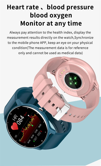 FOXBOX Para todas las conexiones de teléfonos inteligentes Reloj inteligente para mujeres Pronóstico del tiempo en tiempo real Actividad Deportes Reloj inteligente para mujeres Reloj inteligente para hombres LIGE