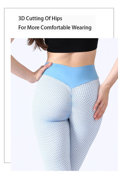 Leggings de yoga push up, efecto trasero fruncido, sin costuras, ropa deportiva, fitness, pantalones de yoga para mujer, colores brillantes, cintura alta, mallas de entrenamiento, pantalones deportivos.