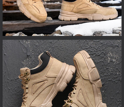 Zapatos de seguridad para hombre y mujer 2024, ligeros, indestructibles, con puntera de acero y plantilla de Kevlar.