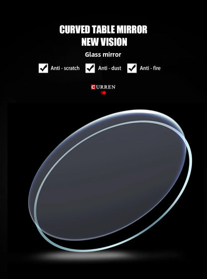 Relojes CURREN, reloj de cuarzo con diseño mecánico imitado, correa de acero inoxidable, relojes de pulsera luminosos para hombre con caja