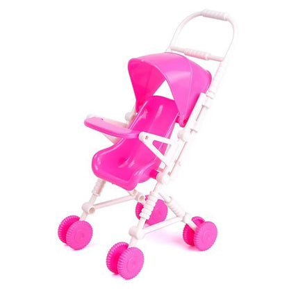 1 juego de accesorios para muñecas, cochecito, perchas, TV, sofá, zapatos, bolso, ropa para muñecas 1/6, accesorios para casa de muñecas, juguete para niña.