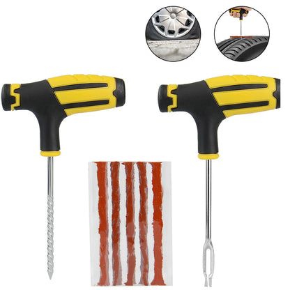 Herramienta de reparación de neumáticos de coche 2021, kit de reparación de neumáticos, juego de herramientas de clavos, reparación de neumáticos de coche, tapón de pinchazo, accesorios de garaje para coche
