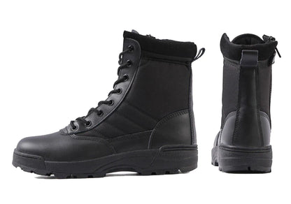 Botas de combate para hombre, botines tácticos de caña alta (tallas 36-46), calzado de seguridad para trabajo, botas de motociclista.